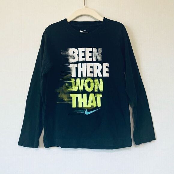 Nike Boys Sz 7 Been There Won That Tee Shirt GUC - Picture 1 of 3